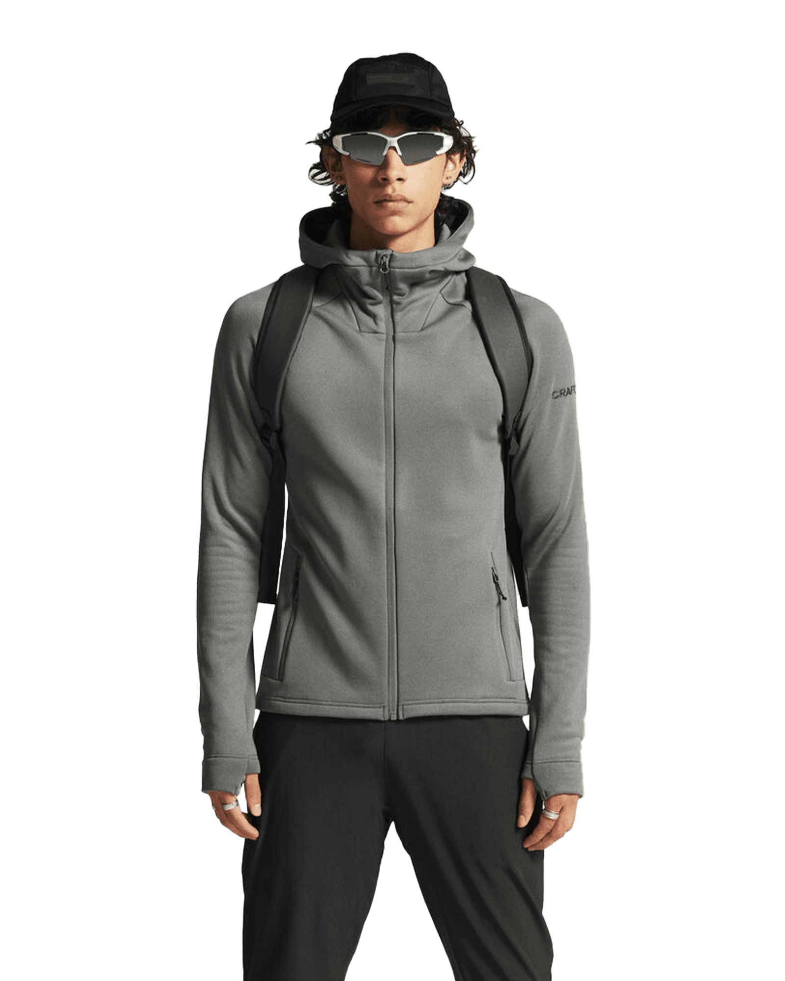 ADV Explore Power Fleece Hood Jacket M Leaf