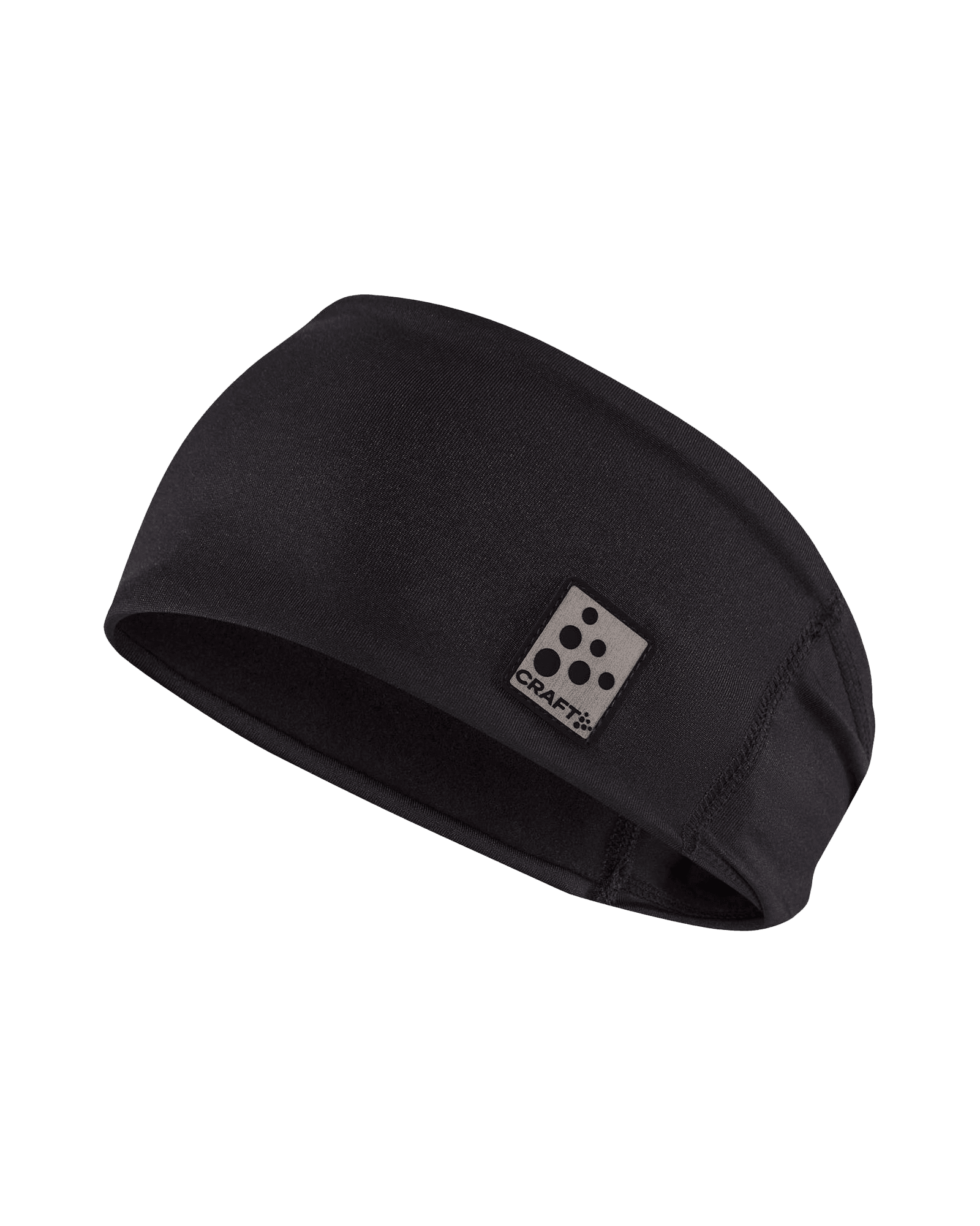 Microfleece Shaped Headband Black