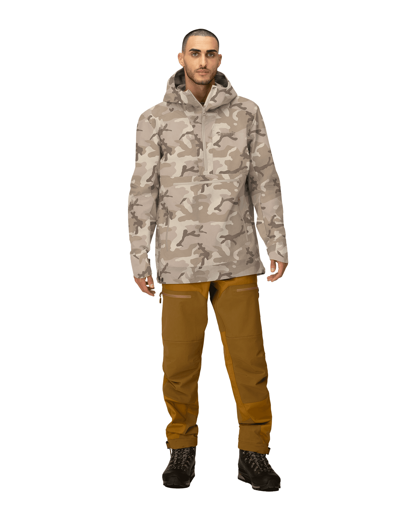 Femund Cotton Anorak M Beige Camo