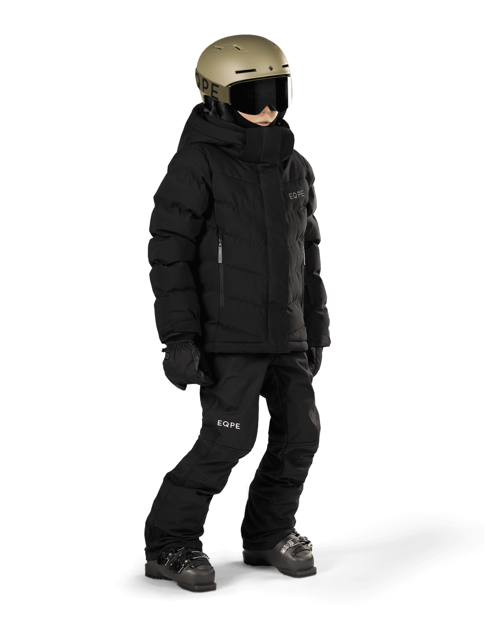 Qanuk Silhouette Jacket JR Deep Black
