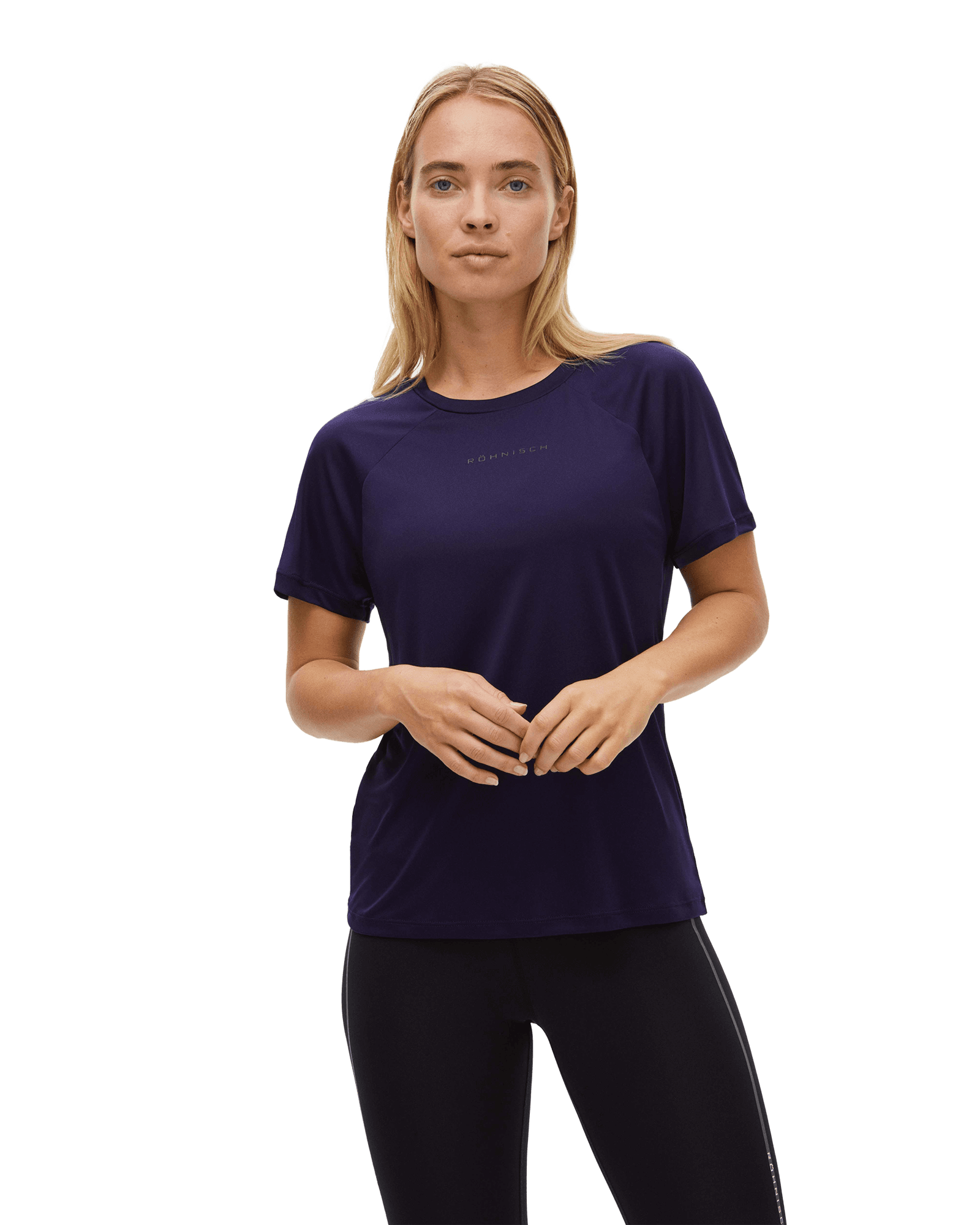 Active Logo Tee W Blackcurrant