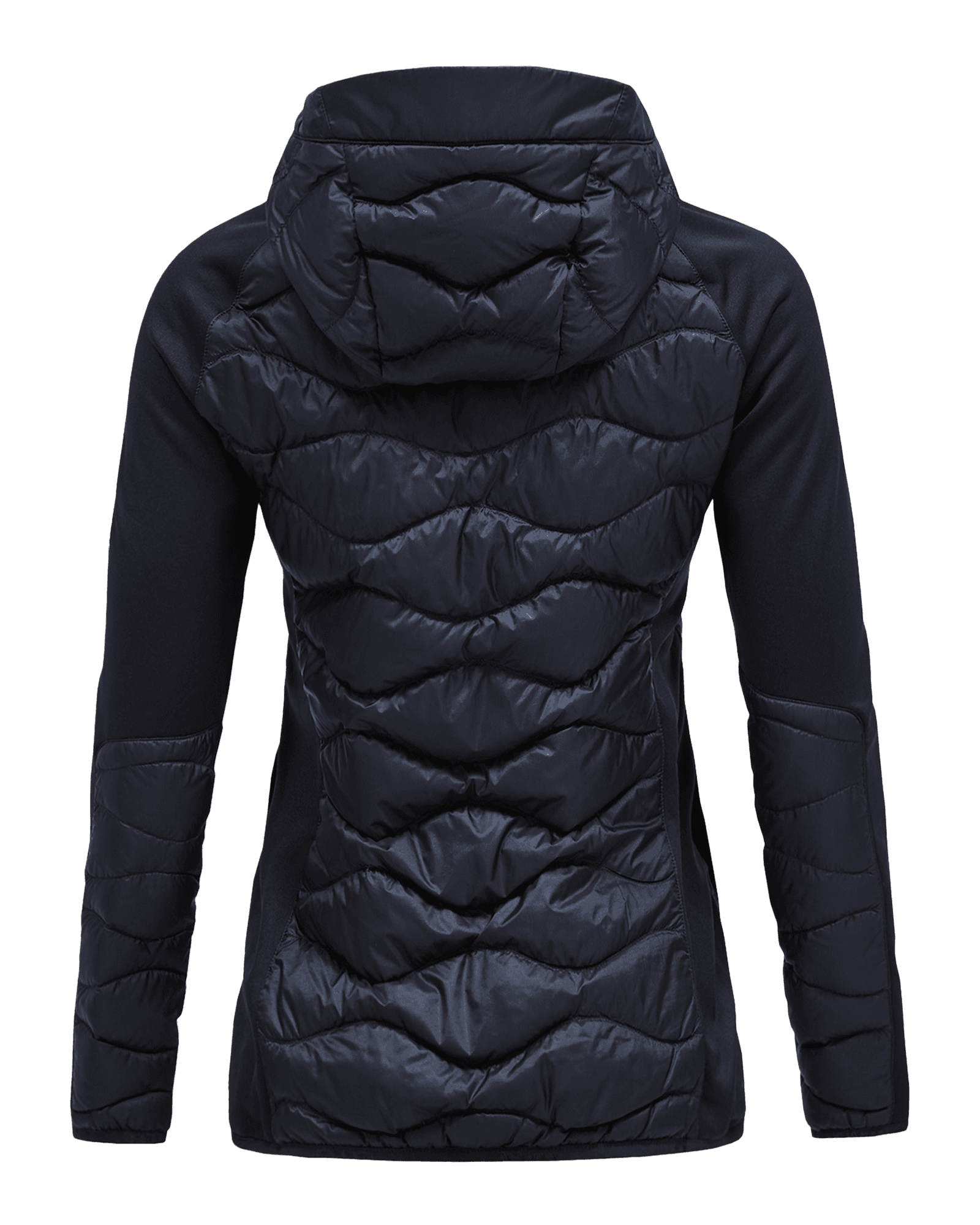 Helium Down Hybrid Hood W Black