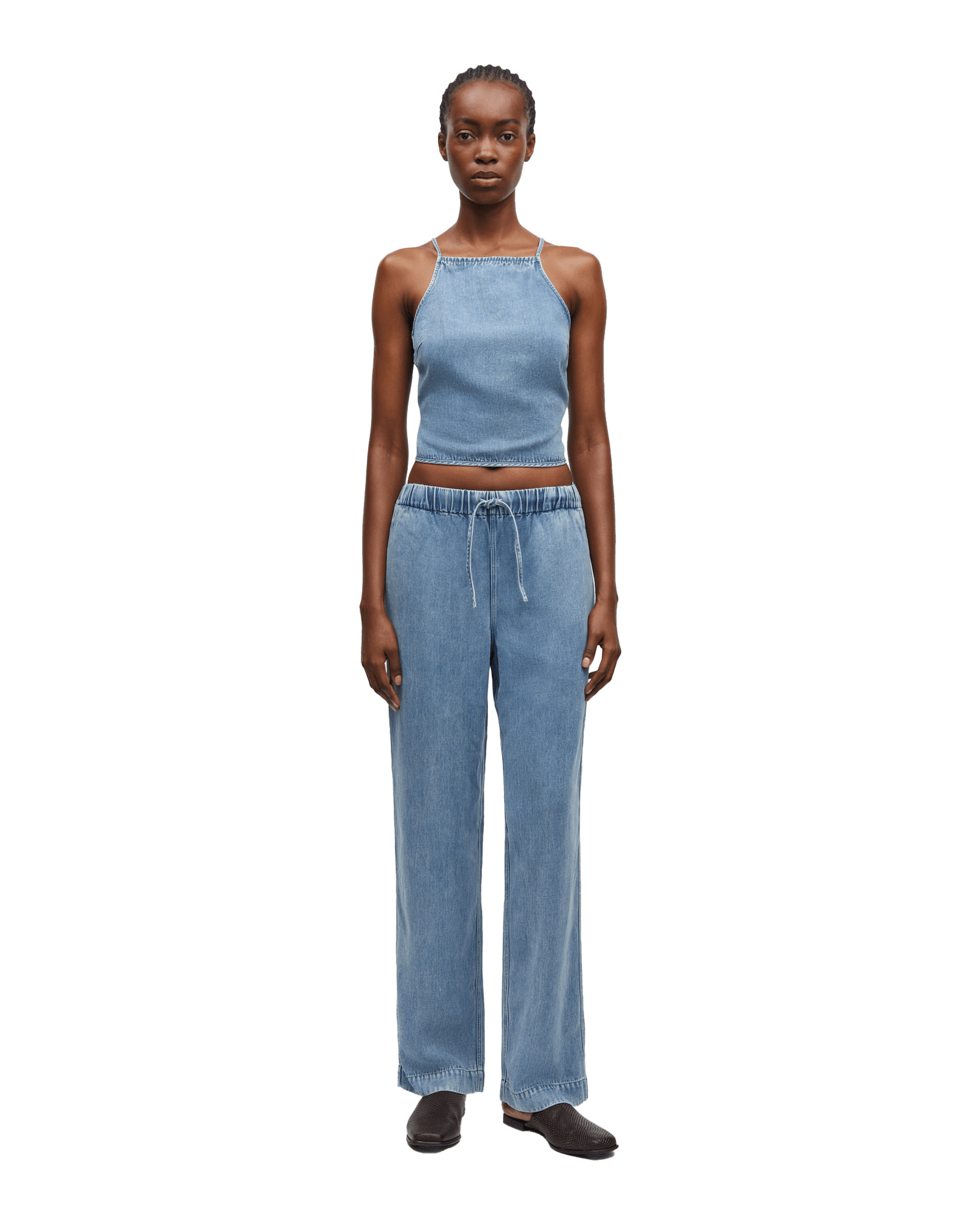 Sahoysa Trousers 15645 W Denim Blue