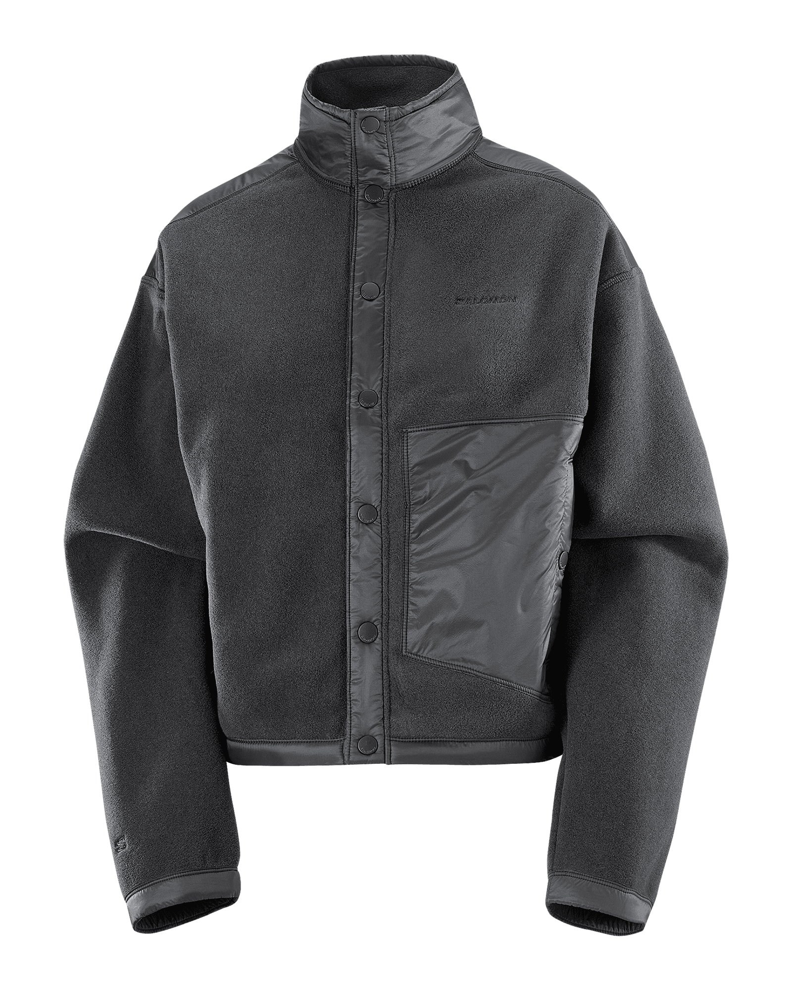 Chroma Fleece Cardigan W Deep Black