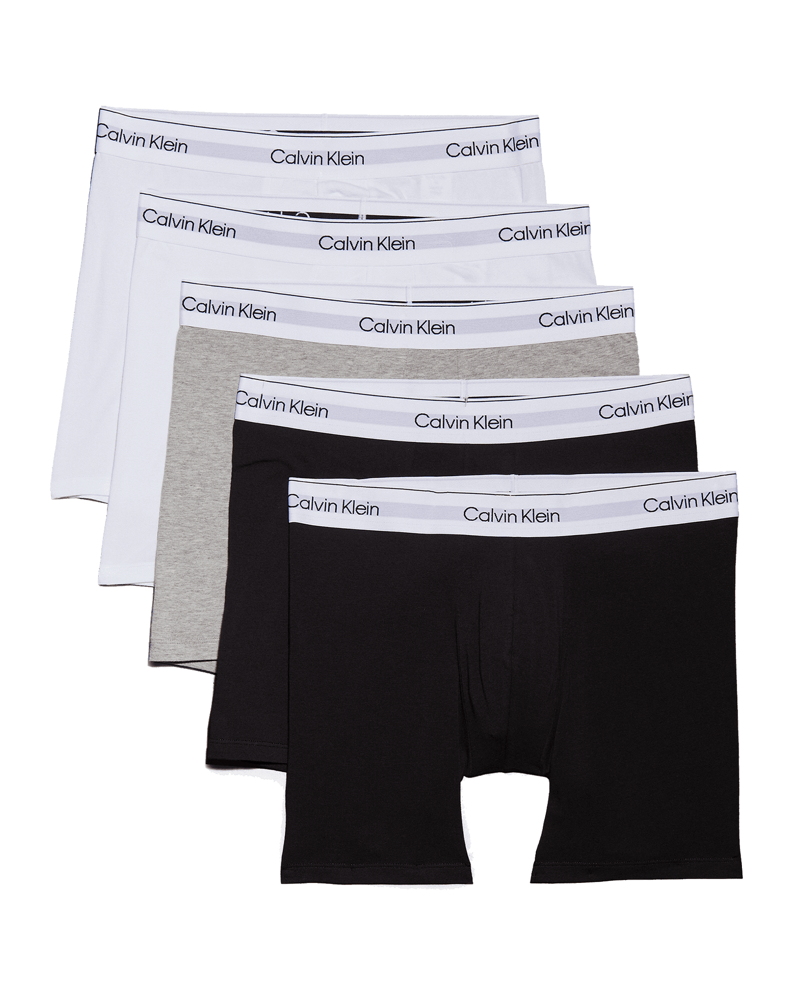 Boxer Brief 5Pk Blk, White, Blk, White, Gr Heather