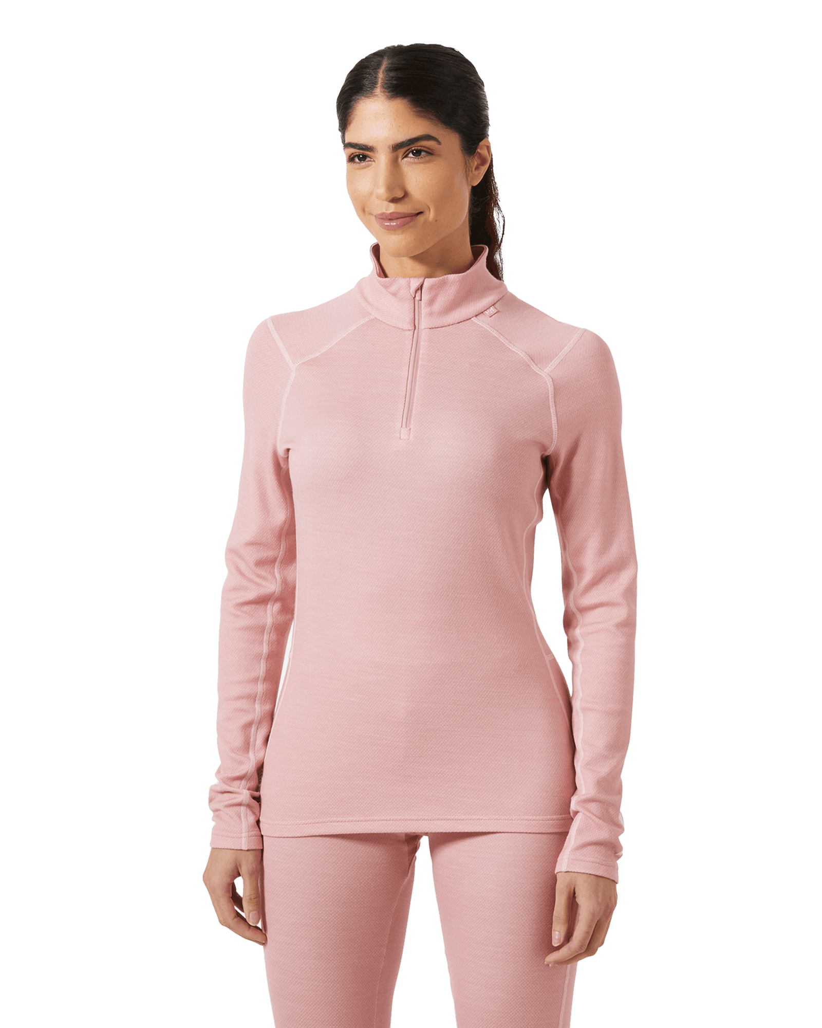 Lifa Merino Midw 1/2 Zip W Pink Salt