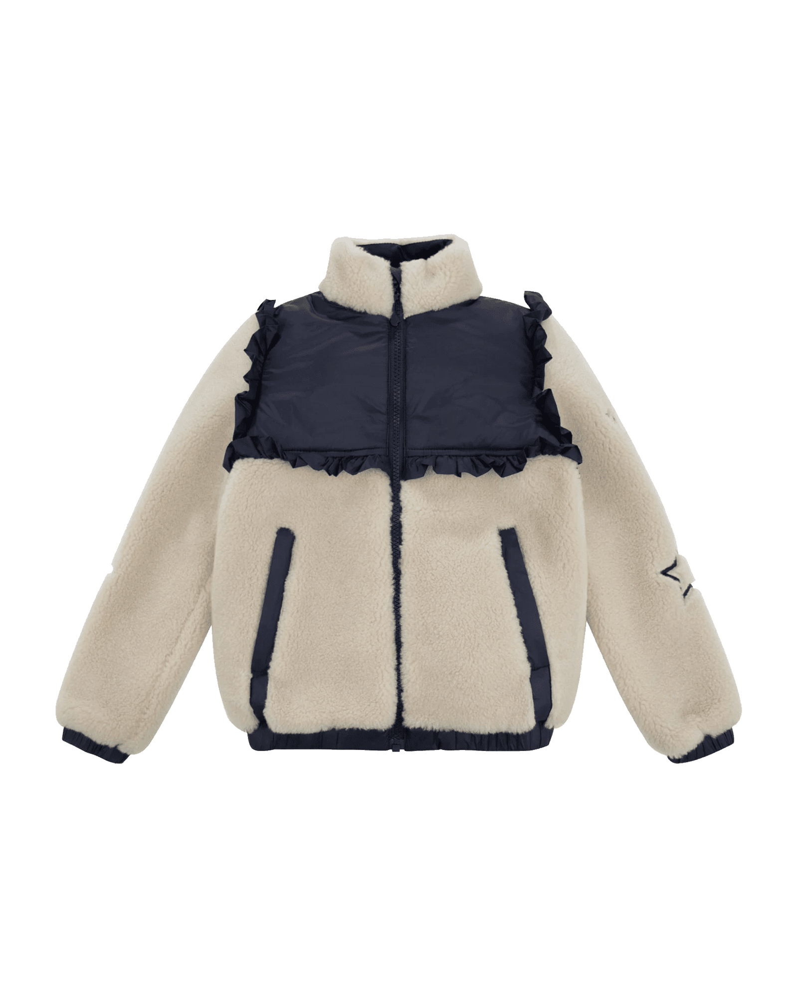 Stryn Fleece Jacket Kids Beige