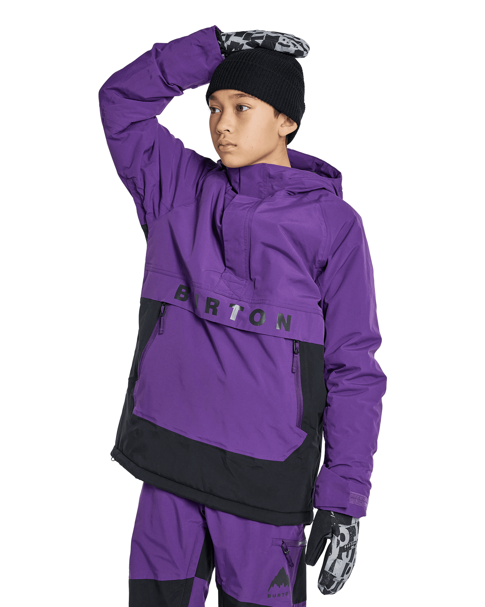 Frostner 2L Anorak JR Imperial Purple/True Black