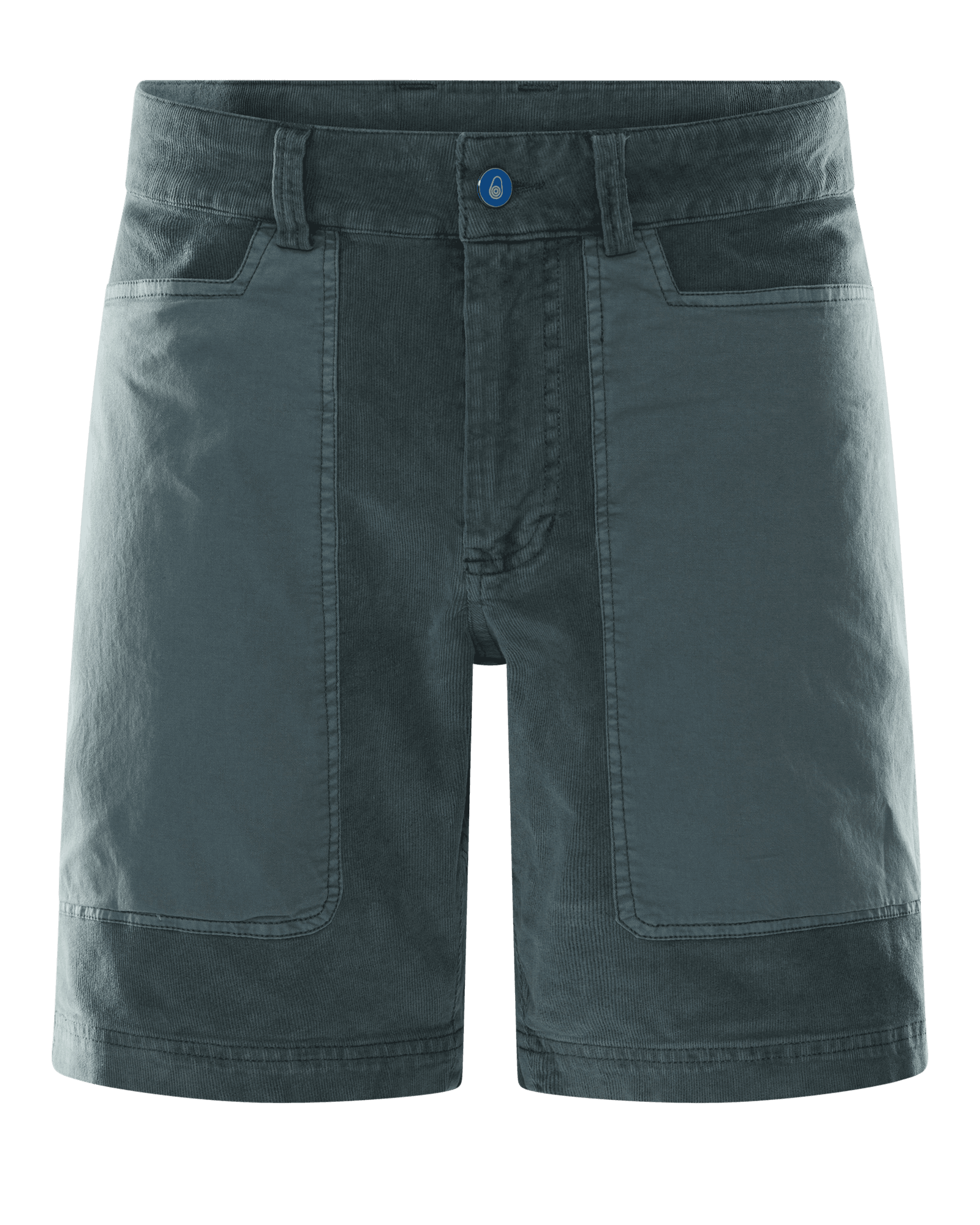Blocked Corduroy Shorts M Sea Blue