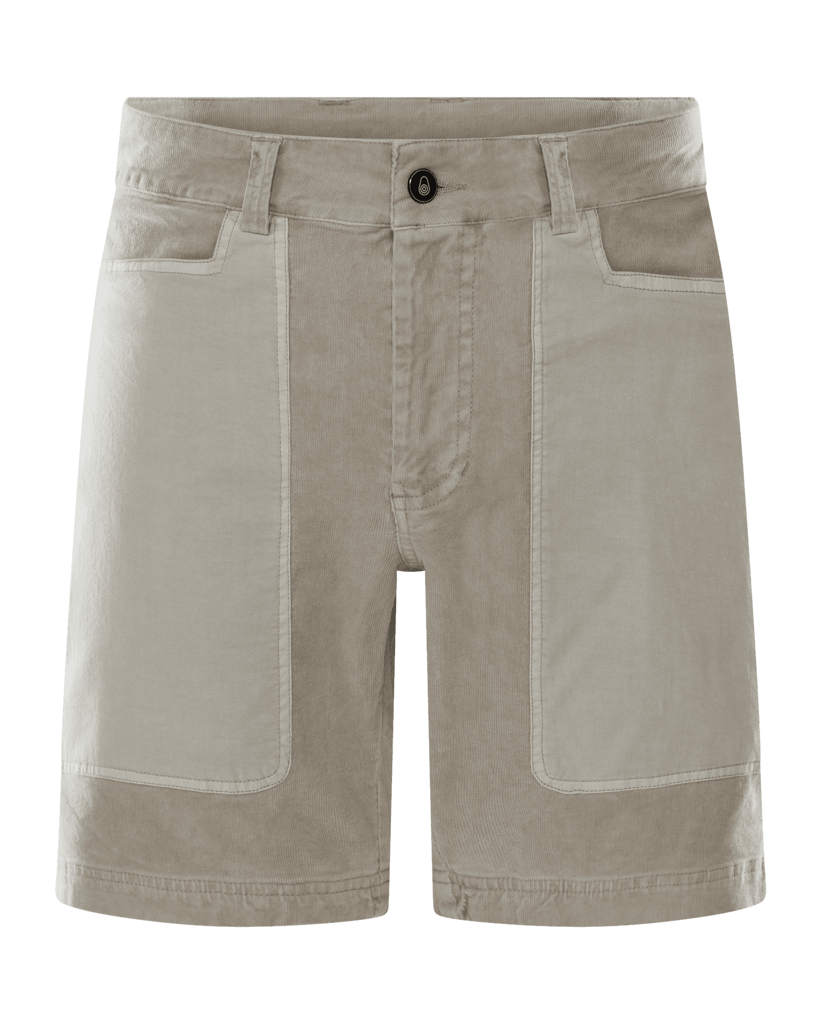 Blocked Corduroy Shorts M Feather Gray
