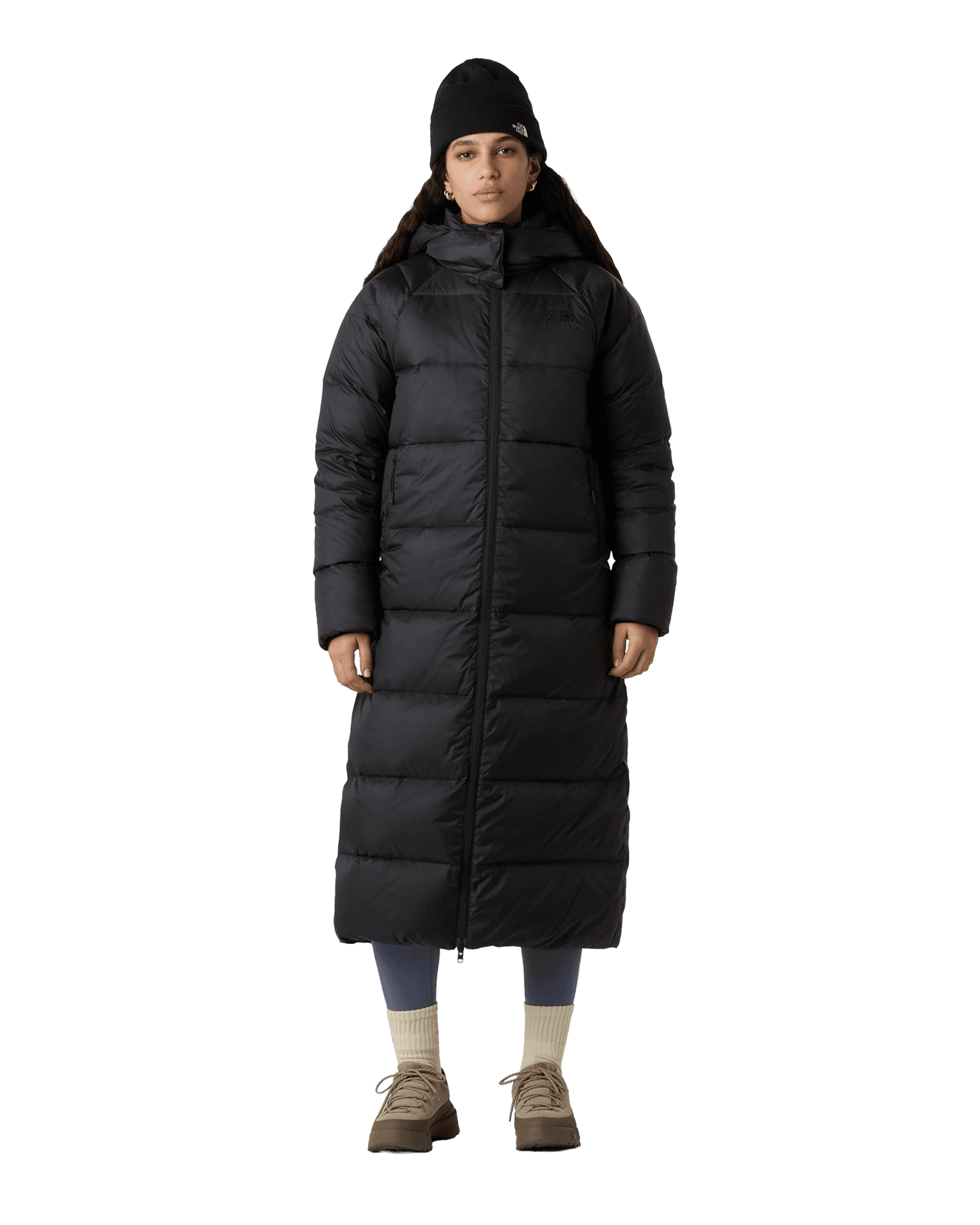 Hydrenalite City Long Down Hooded Park W TNF Black