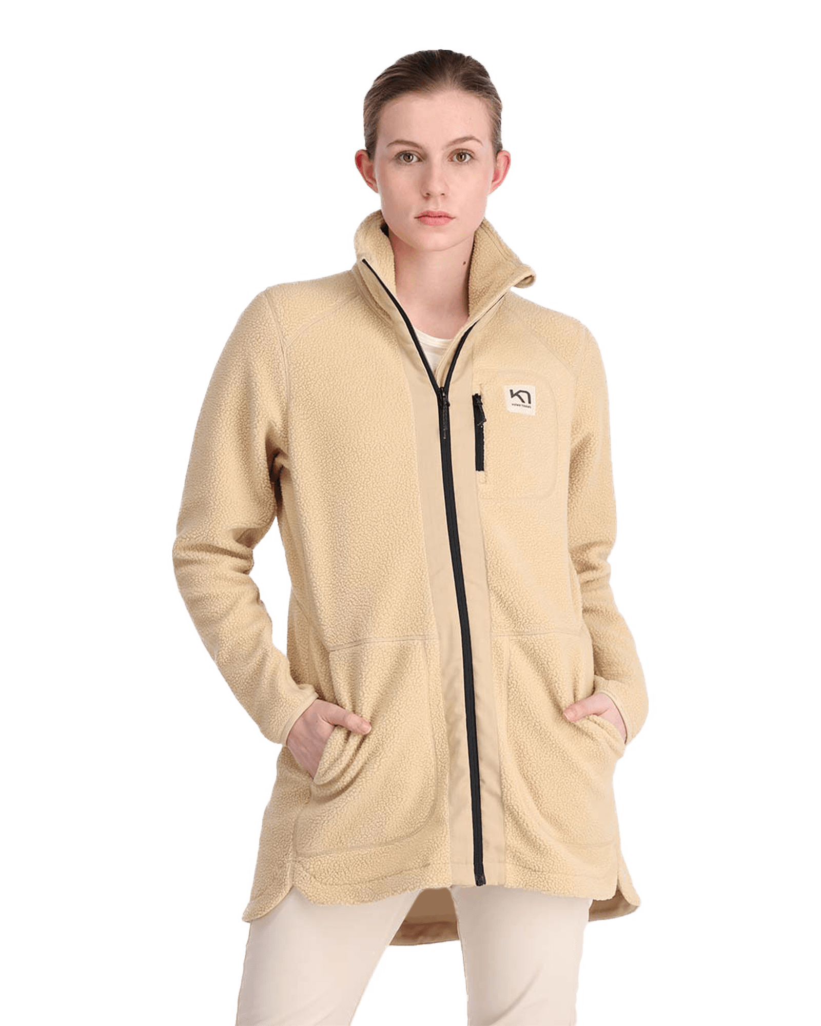 Sanne Pile Jacket W Oat