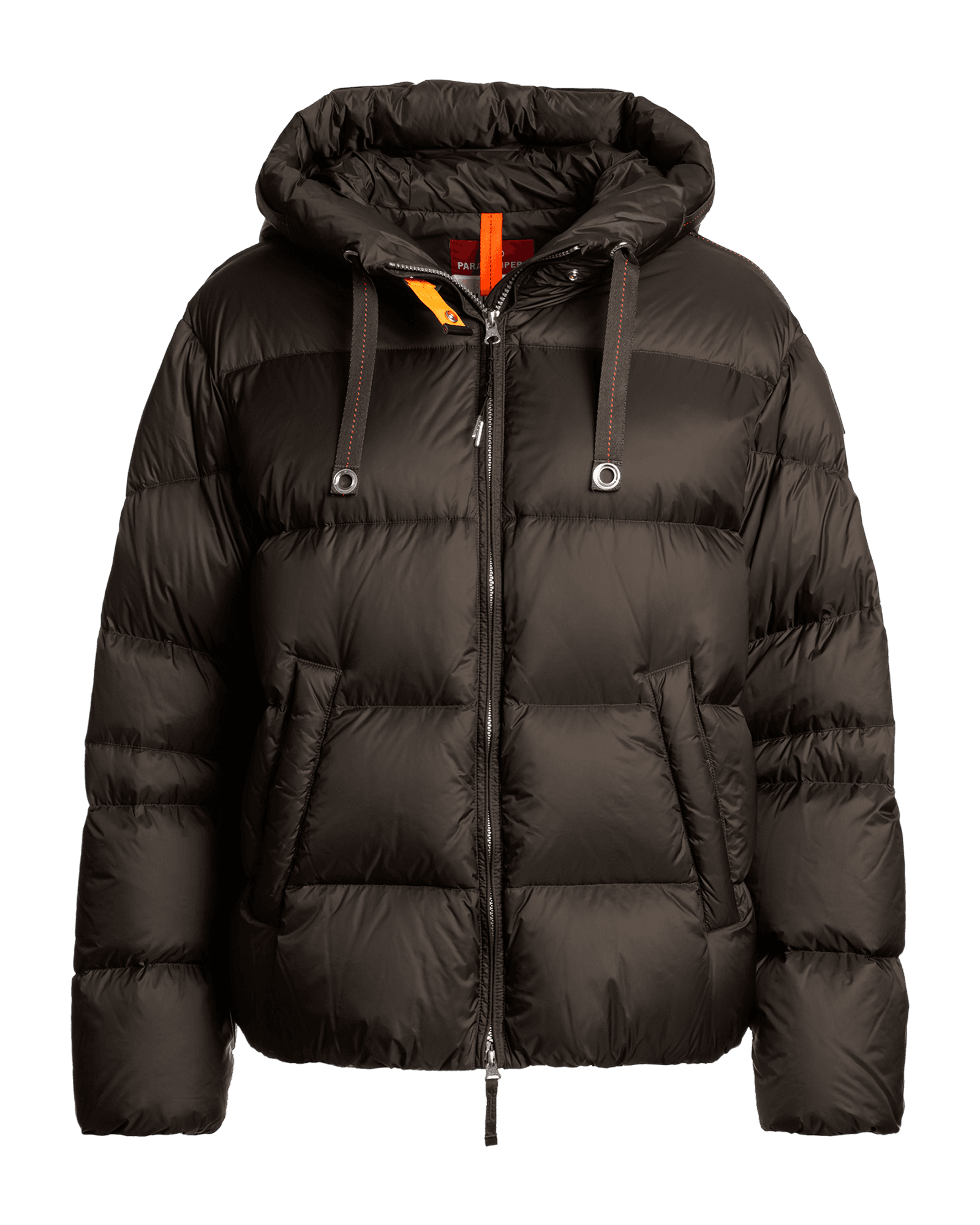 Tilly Hooded Down Jacket W Earth Brown
