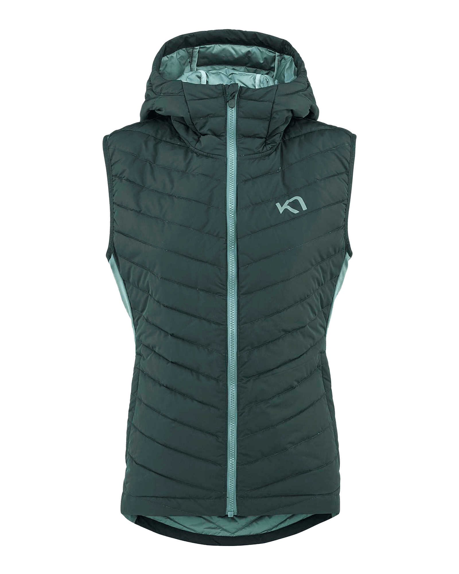 Eva Down Vest W Pine