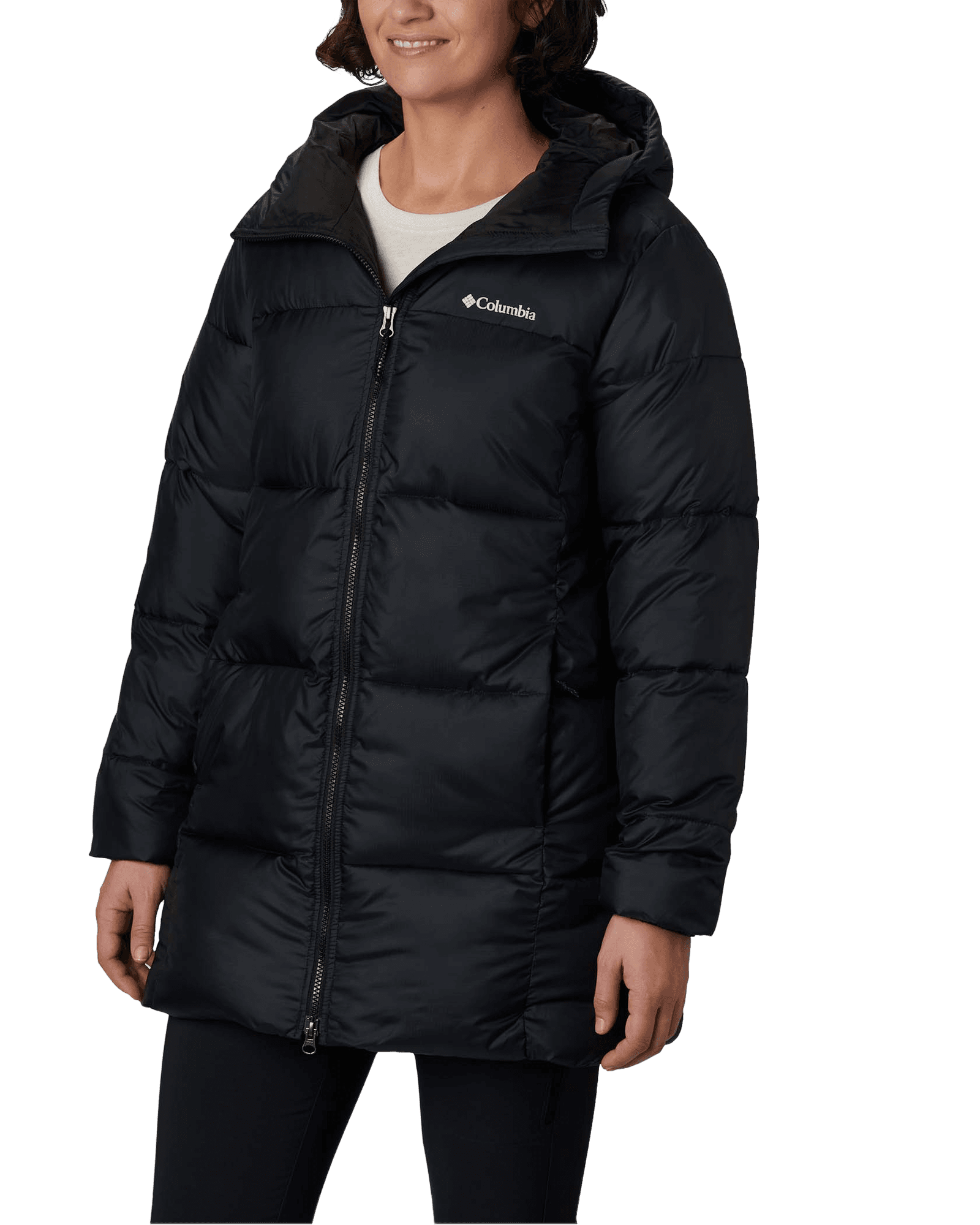Puffect™ Mid Hooded Jacket W Black